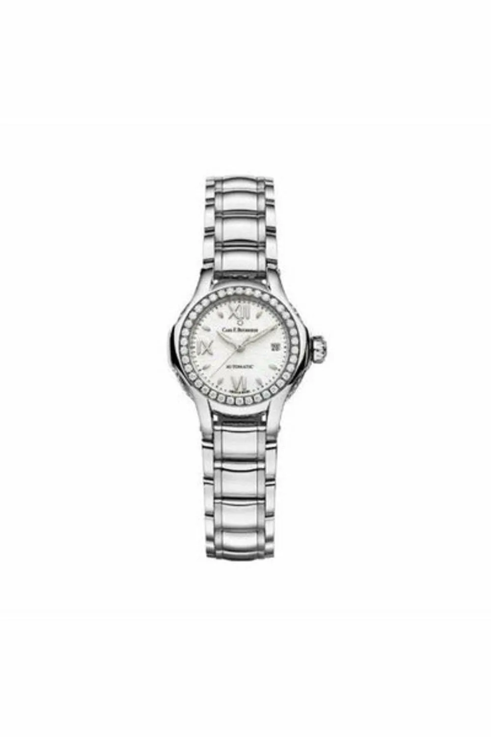 carl f. bucherer pathos princess 25mm stainless steel ladies watch