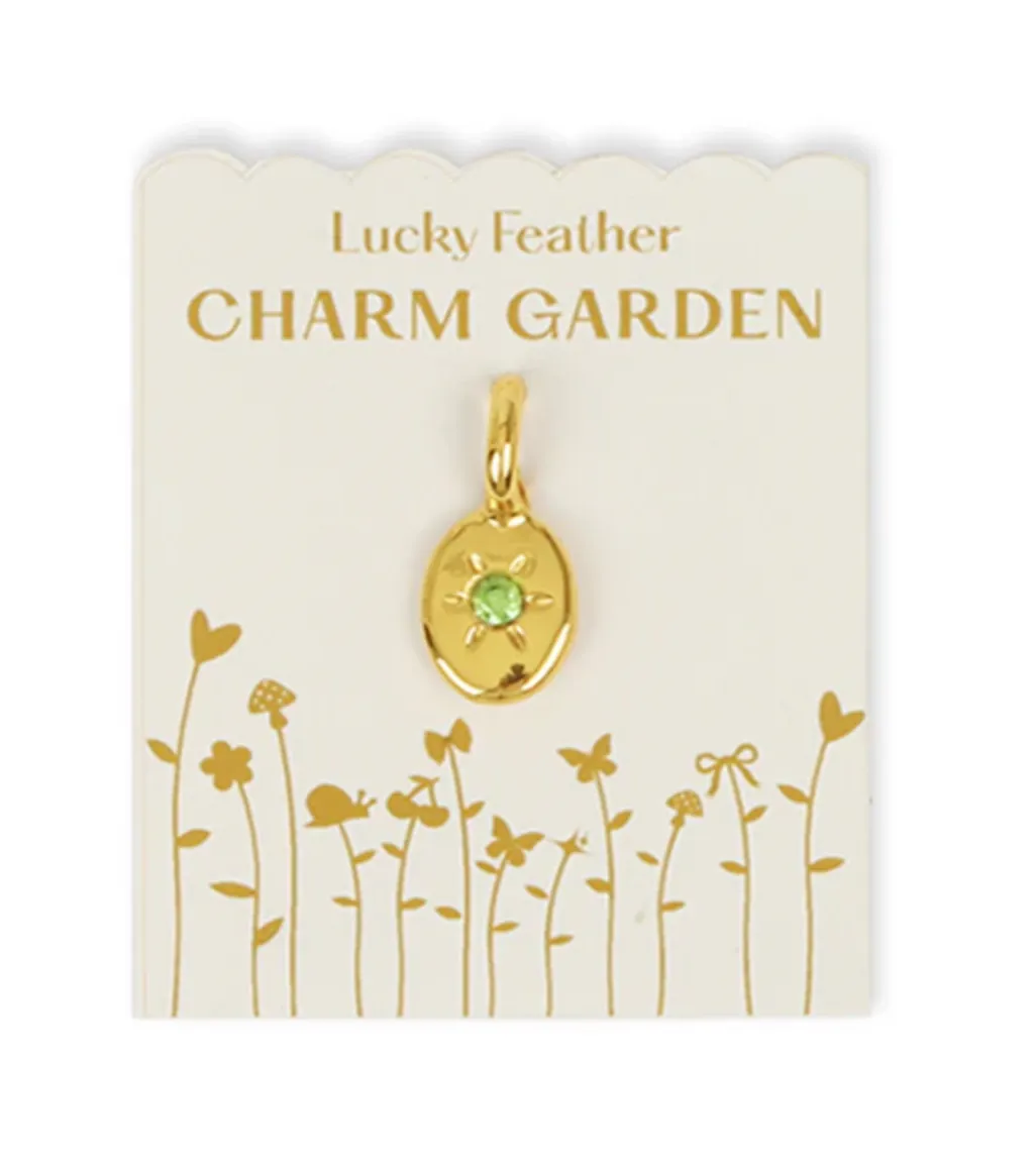 Charm Garden Gold Charm Birthstone August