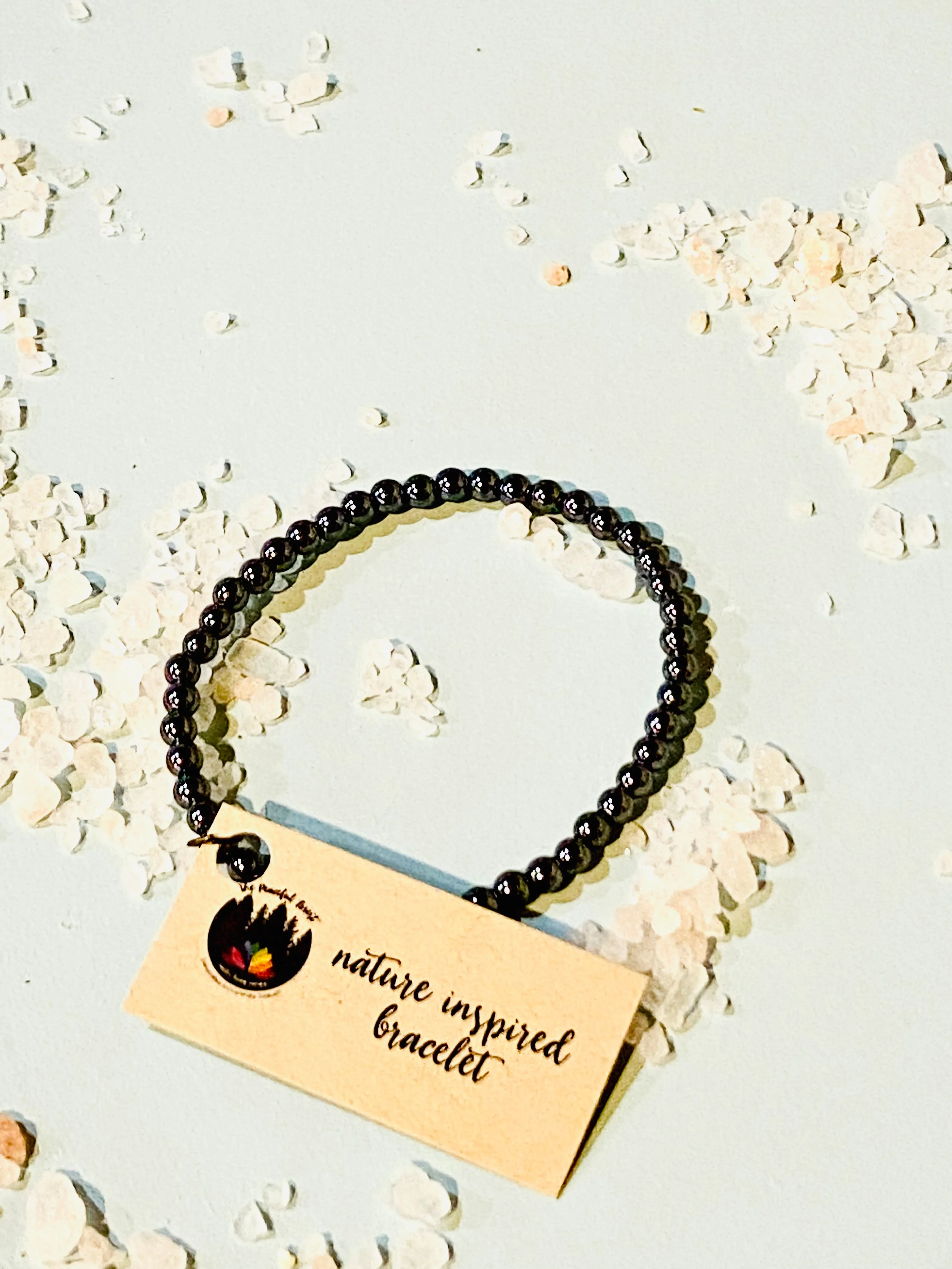 Hematite Nature Inspired Bracelets 4mm